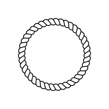 çizgili ip simgesi vektör şablonu çizim logosu tasarımı