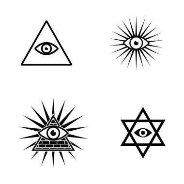 Aydınlatma sembolü ikon vektör şablonu illüstrasyon logo tasarımı