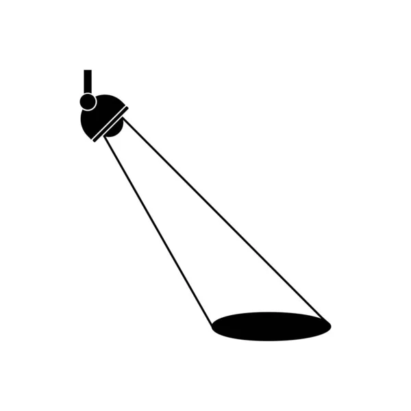 spot ışığı simgesi vektör şablonu illüstrasyon logo tasarımı