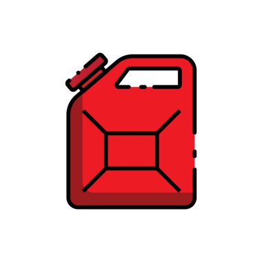 jerrycan simge vektör şablonu çizim logosu tasarımı