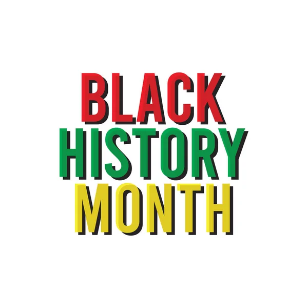 Zwarte Geschiedenis Maand Pictogrammen Vector Template Illustratie Logo Ontwerp Stockillustratie