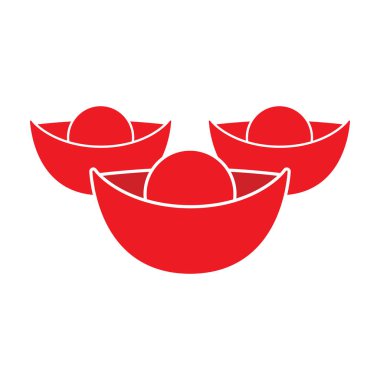 simge Çin Yeni Yıl vektör şablonu illüstrasyon logo tasarımı