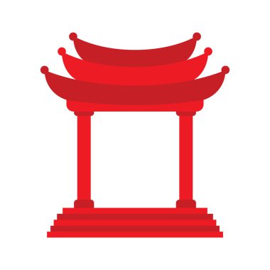 simge Çin Yeni Yıl vektör şablonu illüstrasyon logo tasarımı