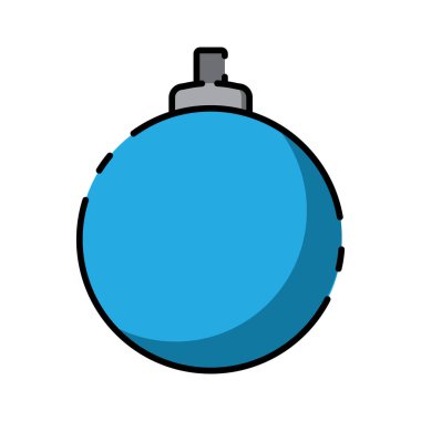 Noel ağacı takı simgesi vektör şablonu illüstrasyon logo tasarımı