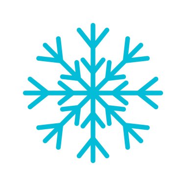 Kar Tanesi simgesi, süsleme vektör şablonu logo tasarımı