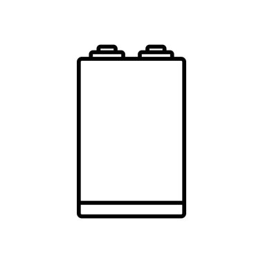 pil ikonu vektör şablon çizim logosu tasarımı