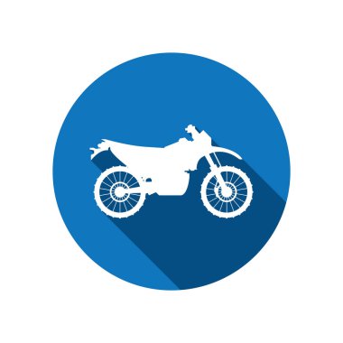 motosiklet simgesi vektör şablonu illüstrasyon logo tasarımı
