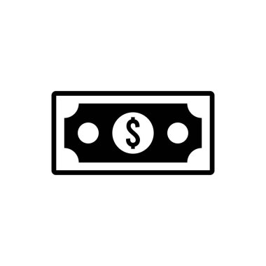 Dolar gagası simgesi vektör şablonu illüstrasyon logo tasarımı