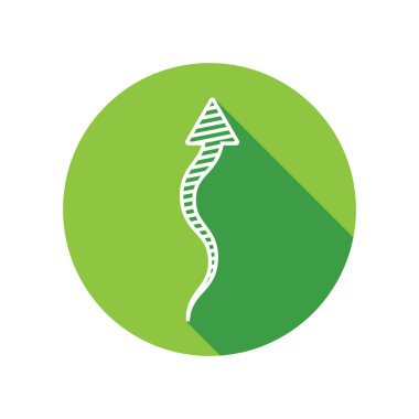 ok yönü ikon vektör şablonu logo tasarımı