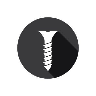 simge vektör şablonunun logo tasarımını vidalayın