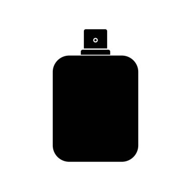 Parfüm şişesi ikonu vektör şablonu çizim logosu tasarımı