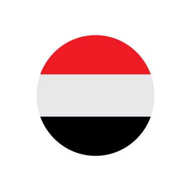 yemen bayrağı ikon vektör şablonu illüstrasyon logo tasarımı