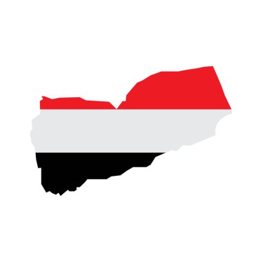 yemen haritası simge vektör şablonu logo tasarımı