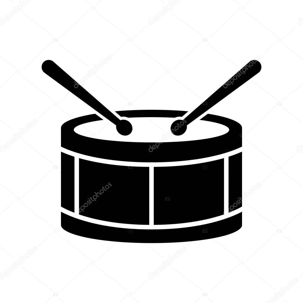 Drum icon vector template illustration logo design