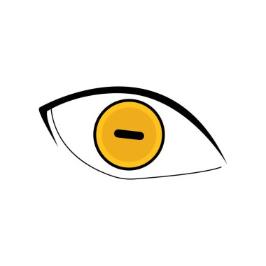 Göz simgesi vektör şablonu illüstrasyon logo tasarımı