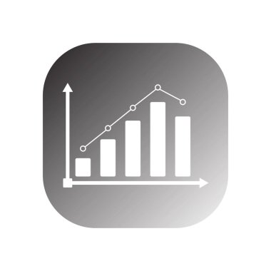 iş grafiği simgesi vektör şablonu logo tasarımı
