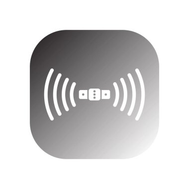 sensör simgesi vektör şablonu logo tasarımı