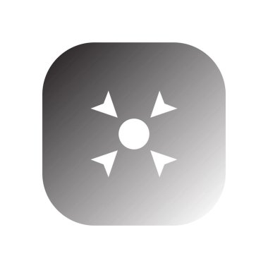 ortadaki simge vektör şablonu çizim logosu tasarımı