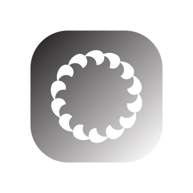 soyut çember simge vektör şablonu illüstrasyon logo tasarımı