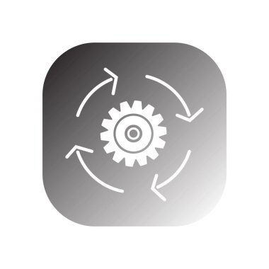 sistem simgesi vektör şablonu illüstrasyon logo tasarımı