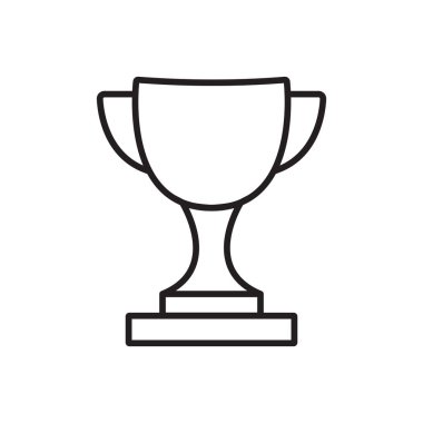 kupa simgesi vektör şablonu çizim logosu tasarımı