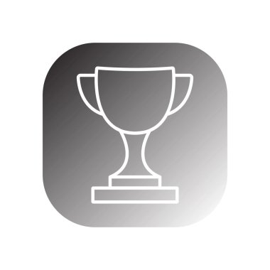 kupa simgesi vektör şablonu çizim logosu tasarımı