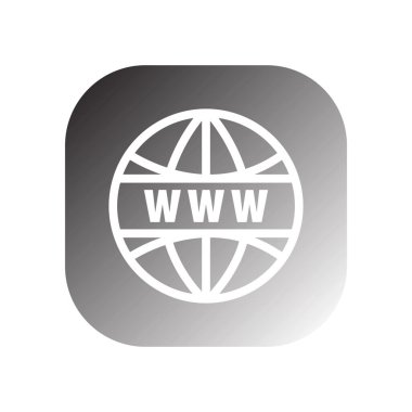 Web simgesi vektör şablonu illüstrasyon logo tasarımı