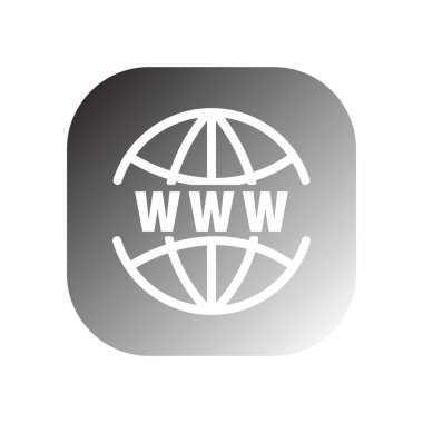 Web simgesi vektör şablonu illüstrasyon logo tasarımı