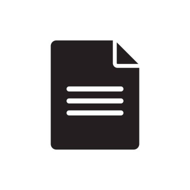 dosya simgesi vektör şablonu illüstrasyon logo tasarımı