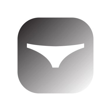 İç çamaşırı ikonu emektar şablon logo tasarımı