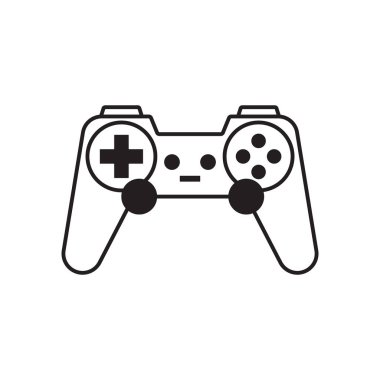 oyun simgesi vektör şablonu çizim logosu tasarımı