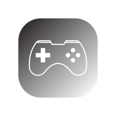 oyun simgesi vektör şablonu çizim logosu tasarımı