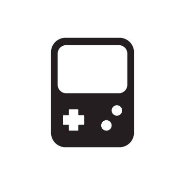 Gameboy simgesi vektör örnekleme logo tasarımı