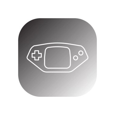 Gameboy simgesi vektör örnekleme logo tasarımı