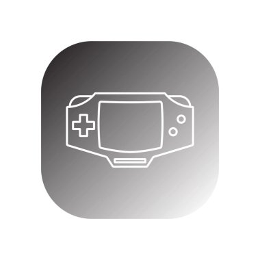 Gameboy simgesi vektör örnekleme logo tasarımı