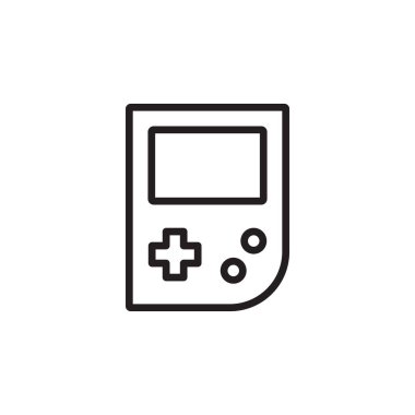 Gameboy simgesi vektör örnekleme logo tasarımı