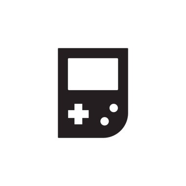 Gameboy simgesi vektör örnekleme logo tasarımı