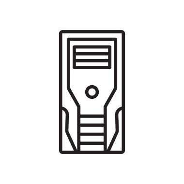 pc durum simgesi vektör şablon logo tasarımı