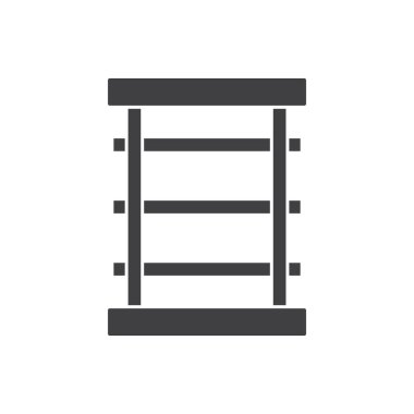 dükkan raf simgesi vektör şablonu çizim logosu tasarımı