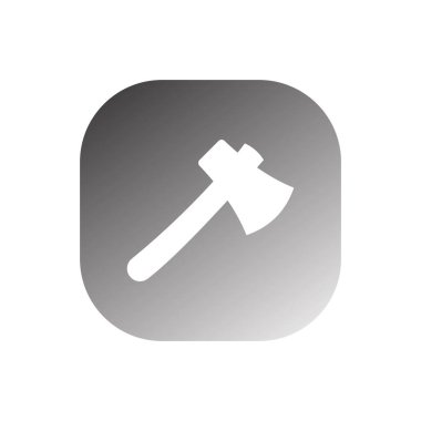 Balta simgesi vektör şablonu çizim logosu tasarımı