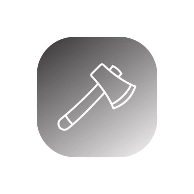 Balta simgesi vektör şablonu çizim logosu tasarımı