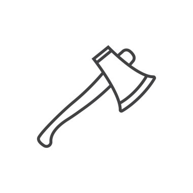 Balta simgesi vektör şablonu çizim logosu tasarımı