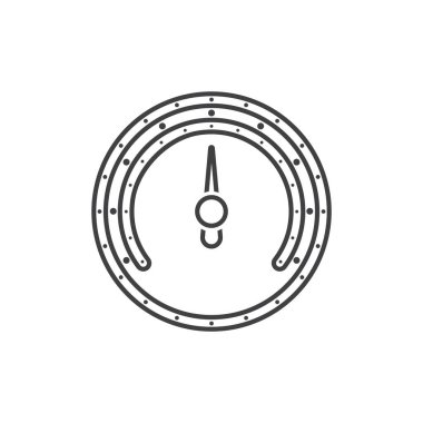 basınç göstergesi simge vektör şablonu logo tasarımı