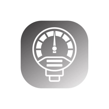 basınç göstergesi simge vektör şablonu logo tasarımı