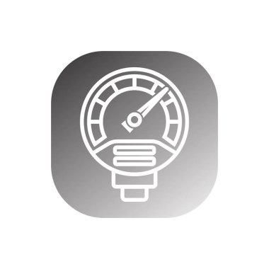 basınç göstergesi simge vektör şablonu logo tasarımı