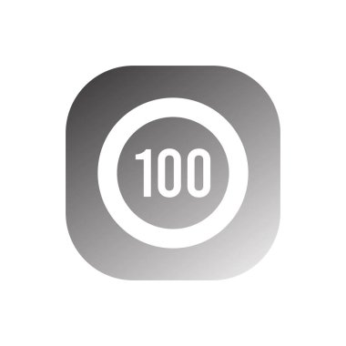 Hız sınırı simgesi vektör şablonu logo tasarımı