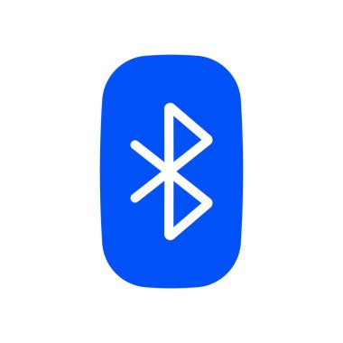 Bluetooth simge vektör şablonu çizim logosu tasarımı