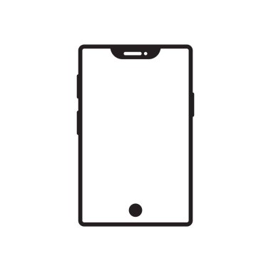 cep telefonu simge vektör şablonu logo tasarımı