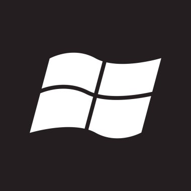 pencere simgesi vektör şablonu çizim logosu tasarımı