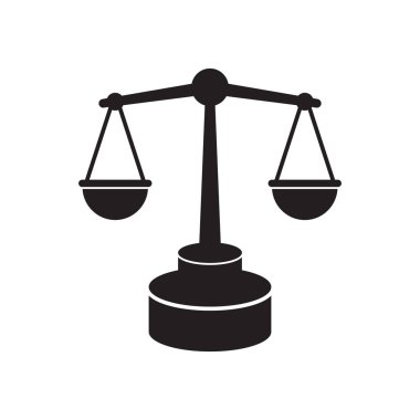 para dengesi simgesi vektör şablonu logo tasarımı